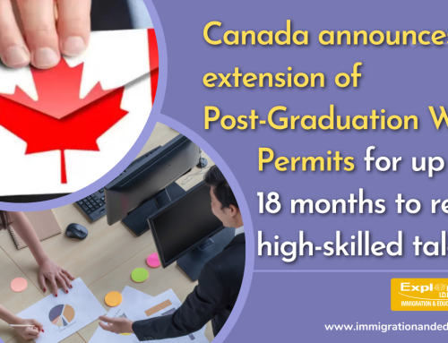 Extension of Canadian Post-Graduation Work Permits for up to 18 months to retain high-skilled talent