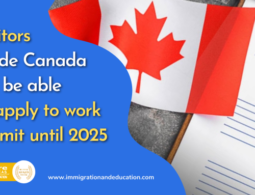 Visitors inside Canada will be able to apply to work permit until 2025