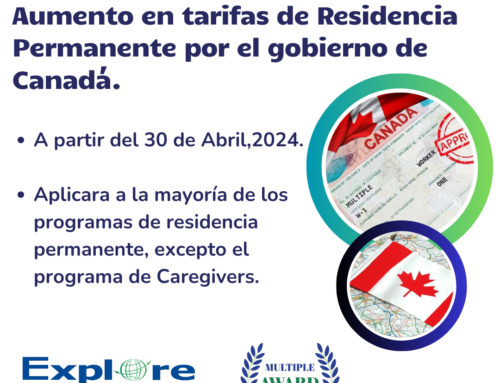 Aumento de tarifas del gobierno canadiense para Residencias Permanentes